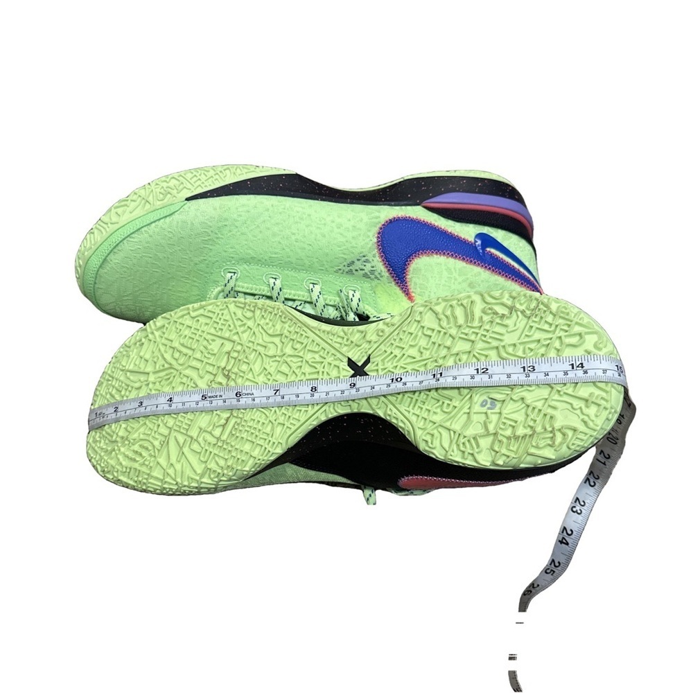 Nike Lime Green and Blue Athletic Shoes - Picture 3 of 5